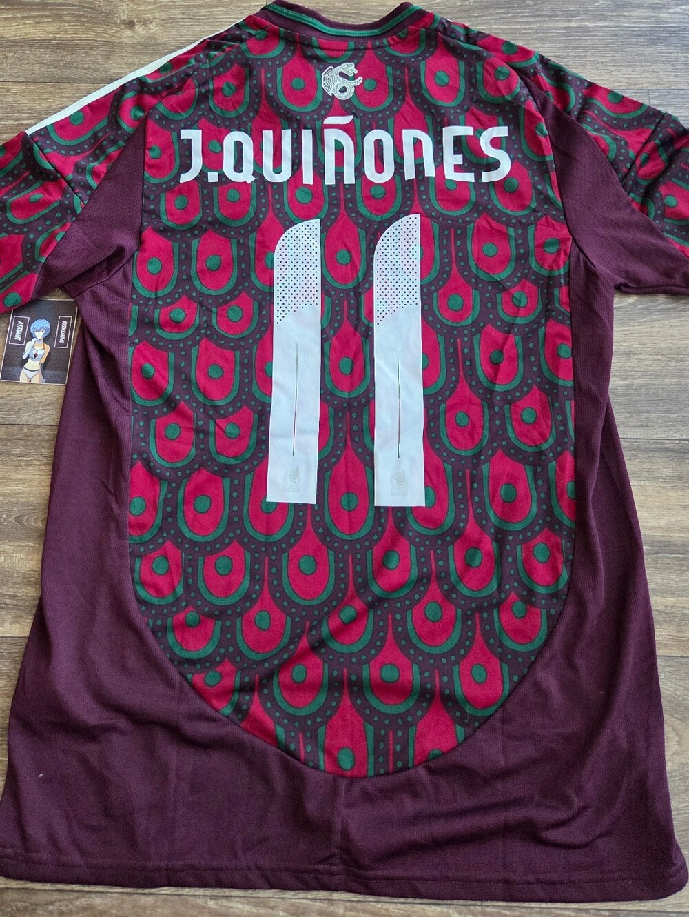 Adidas Mexico Seleccion 2024 Home Julian Quinones Futbol Soccer Jersey M